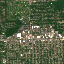 EdgeConneX Detroit site on 2025-06-02, Sentinel-2 satellite true color