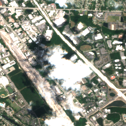 EdgeConneX Jacksonville site on 2018-05-09, Sentinel-2 satellite true color