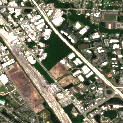 EdgeConneX Jacksonville site on 2022-05-08, Sentinel-2 satellite true color