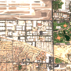 EdgeConneX Las Vegas site on 2024-08-27, Sentinel-2 satellite true color