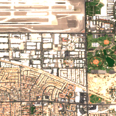 EdgeConneX Las Vegas site on 2025-09-11, Sentinel-2 satellite true color