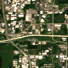 EdgeConneX Madison site on 2018-07-08, Sentinel-2 satellite true color
