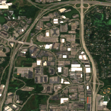EdgeConneX Minneapolis site on 2018-08-13, Sentinel-2 satellite true color