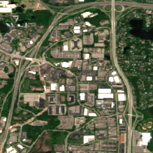EdgeConneX Minneapolis site on 2020-06-05, Sentinel-2 satellite true color