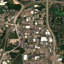 EdgeConneX Minneapolis site on 2022-07-18, Sentinel-2 satellite true color