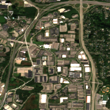 EdgeConneX Minneapolis site on 2024-09-07, Sentinel-2 satellite true color