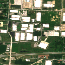 EdgeConneX New Albany site on 2025-08-01, Sentinel-2 satellite true color