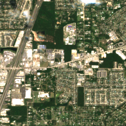 EdgeConneX New Orleans site on 2018-05-13, Sentinel-2 satellite true color