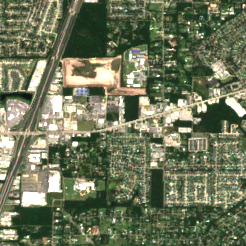 EdgeConneX New Orleans site on 2020-05-07, Sentinel-2 satellite true color