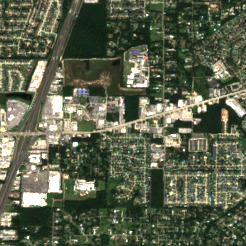 EdgeConneX New Orleans site on 2022-09-14, Sentinel-2 satellite true color