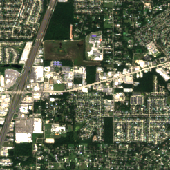 EdgeConneX New Orleans site on 2025-09-08, Sentinel-2 satellite true color