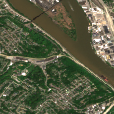 EdgeConneX Pittsburgh site on 2022-05-11, Sentinel-2 satellite true color