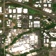 EdgeConneX Portland site on 2020-06-26, Sentinel-2 satellite true color