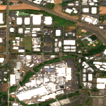 EdgeConneX Portland site on 2022-07-26, Sentinel-2 satellite true color