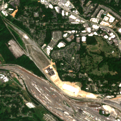 Edged Atlanta site on 2022-05-09, Sentinel-2 satellite true color