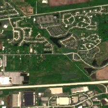 Edged Chicago (Aurora) site on 2018-05-16, Sentinel-2 satellite true color