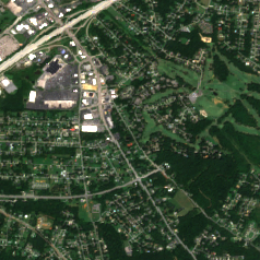Edged Energy Charlotte CLT01 site on 2018-08-07, Sentinel-2 satellite true color