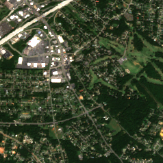 Edged Energy Charlotte CLT01 site on 2022-08-31, Sentinel-2 satellite true color