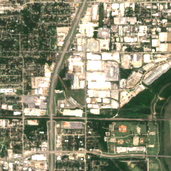Edged Irving Building 2 site on 2018-08-25, Sentinel-2 satellite true color