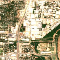 Edged Irving Building 2 site on 2022-07-10, Sentinel-2 satellite true color