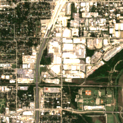 Edged Irving Building 2 site on 2024-09-10, Sentinel-2 satellite true color