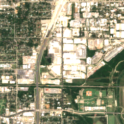 Edged Irving Building 2 site on 2025-08-08, Sentinel-2 satellite true color