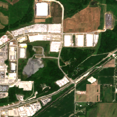 Edged Kansas City site on 2022-07-20, Sentinel-2 satellite true color