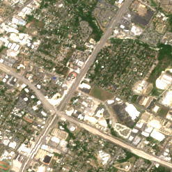 Austin One site on 2018-07-01, Sentinel-2 satellite true color