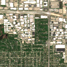 Element Critical Chicago One site on 2018-05-16, Sentinel-2 satellite true color