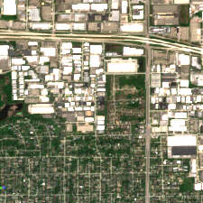 Element Critical Chicago One site on 2024-05-19, Sentinel-2 satellite true color