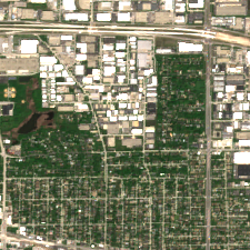 Chicago Two site on 2018-05-16, Sentinel-2 satellite true color
