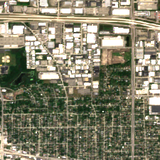 Chicago Two site on 2022-07-09, Sentinel-2 satellite true color