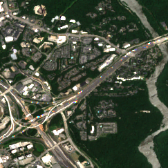 Equinix AT4 site on 2018-06-04, Sentinel-2 satellite true color
