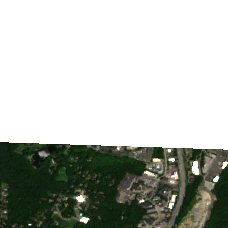 Equinix Boston BO1 site on 2018-07-07, Sentinel-2 satellite true color