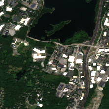 Equinix Boston BO1 site on 2025-08-31, Sentinel-2 satellite true color