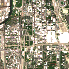 Equinix CH1 site on 2024-05-19, Sentinel-2 satellite true color