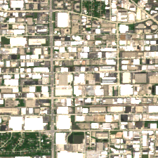 Equinix CH3 site on 2018-05-16, Sentinel-2 satellite true color