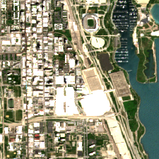 Equinix CH4 site on 2020-06-14, Sentinel-2 satellite true color