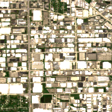 Equinix CH5 site on 2020-06-14, Sentinel-2 satellite true color