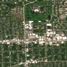 Equinix CH7 site on 2018-05-16, Sentinel-2 satellite true color