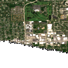 Equinix CH7 site on 2020-06-14, Sentinel-2 satellite true color