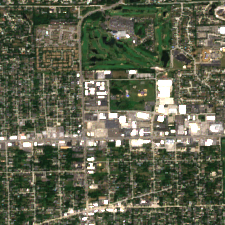 Equinix CH7 site on 2022-07-09, Sentinel-2 satellite true color