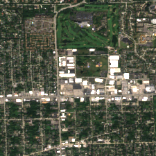 Equinix CH7 site on 2025-09-11, Sentinel-2 satellite true color