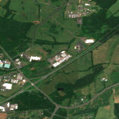 Equinix CU3 site on 2022-06-29, Sentinel-2 satellite true color