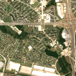 Equinix DA11 site on 2020-08-19, Sentinel-2 satellite true color