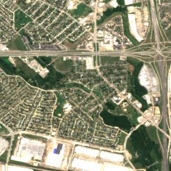 Equinix DA11 site on 2024-06-14, Sentinel-2 satellite true color