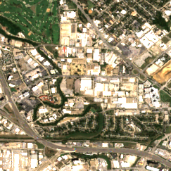 Equinix DA12 site on 2024-09-10, Sentinel-2 satellite true color
