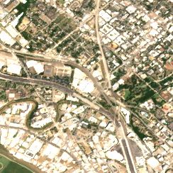 Equinix DA3 site on 2022-06-20, Sentinel-2 satellite true color