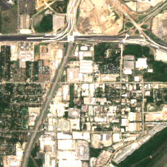 Equinix DA9 site on 2018-08-25, Sentinel-2 satellite true color