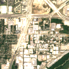 Equinix DA9 site on 2025-08-08, Sentinel-2 satellite true color